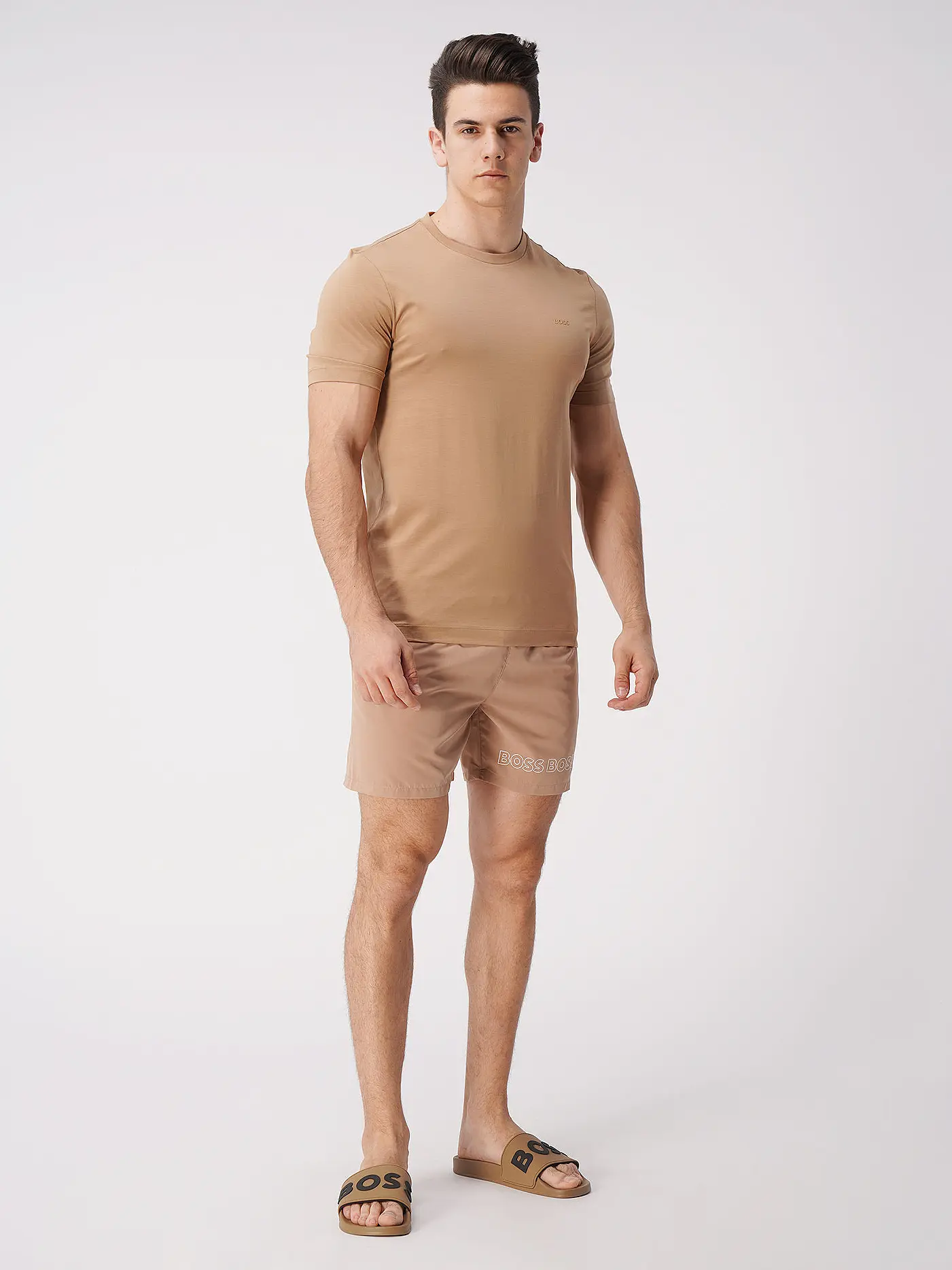 BOSS | T-Shirt Regular Fit THOMPSON | camel